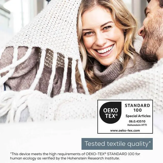 Alt view image 6 of 7 - UHP26DRKGRY Heating Pad for Back/Shoulder/Neck/Knee/Leg, Soft Fabric, Fast Heating, XL Size 12 x 24, 6 Temperature Settings, 2-Hour Auto-Off, Machine Washable