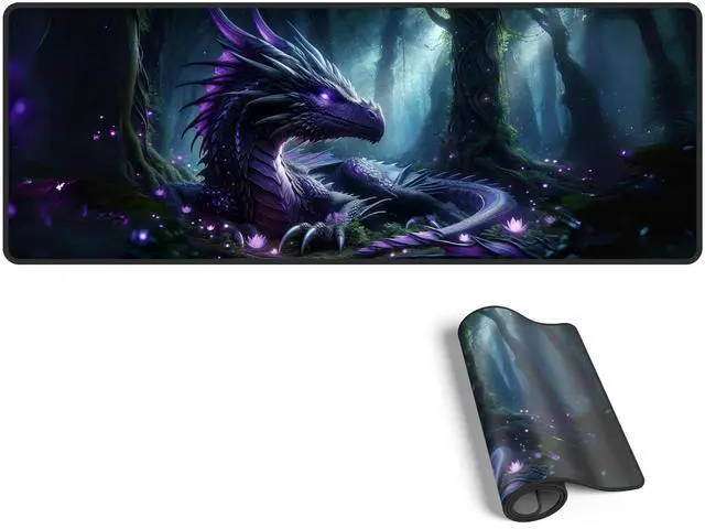 Main image of Dragon XL Gaming Mouse Pad (31.5x11.8) Waterproof 4mm Smooth Desk Mat