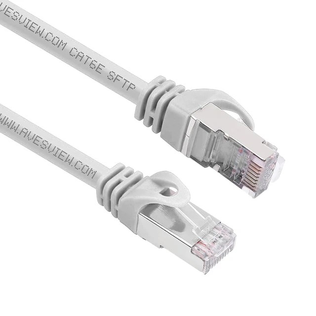 Alt view image 2 of 5 - CAT 6 Shielded 100 FT Ethernet Cable, Indoor High-Speed (SFTP) 10Gbps Shielded 100 Foot Ethernet Cable for Internet, Router, Computer, PlayStation, Xbox (White, 100FT)