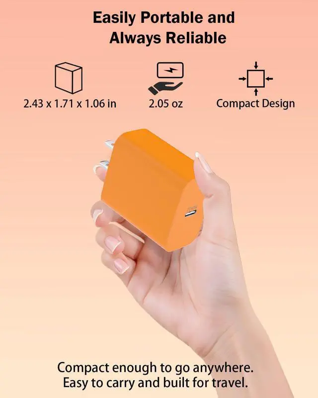 Alt view image 7 of 7 - iPhone 17 16 15 Charger Fast Charging,2-Pack 40W GaN III USB C Chargers with MFi Certified 10ft Type C Cables, PD3.0 PPS USB C Charger Block for iPhone 17/16/15 Pro Max, Samsung S25, iPad, MacBook