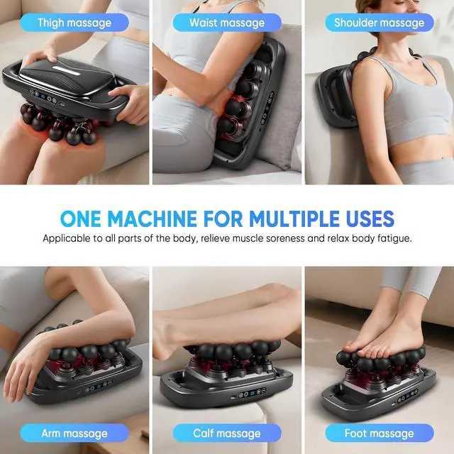 Alt view image 4 of 6 - 20-Head Massage Gun Set Deep Tissue Percussion Massager