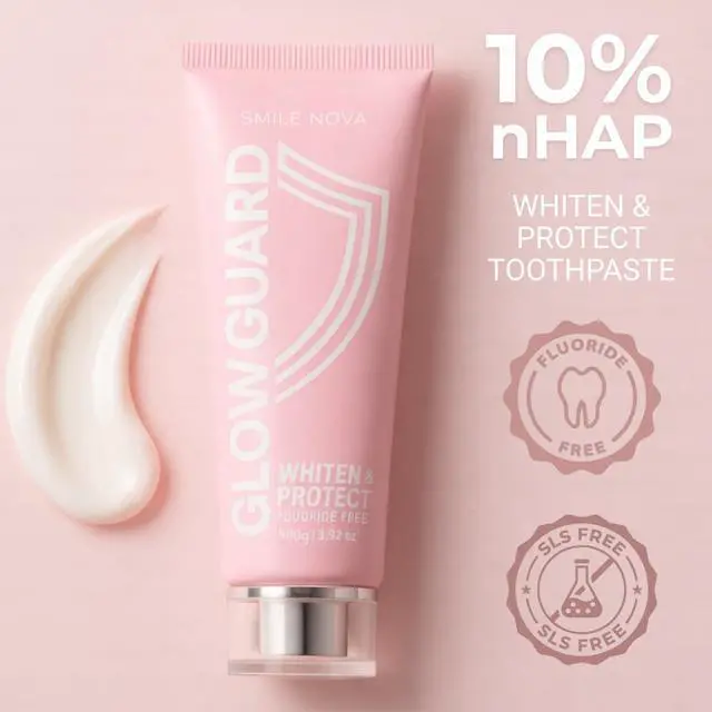 Alt view image 5 of 7 - Sonic Lux Pink Electric Toothbrush for Adults Luxury Rechargeable Sonic Electric Toothbrush with GlowGuard Nano-Hydroxyapatite Whitening Toothpaste & 6 Brush Heads