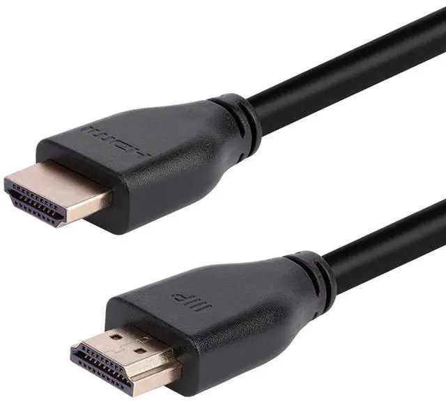 Main image of 8K Certified Ultra High Speed HDMI Cable - HDMI 2.1, 8K@60Hz, 4K@120Hz, 48Gbps, HDR, VRR, CL2 In-Wall Rated, 15ft, Black (1 Pack)