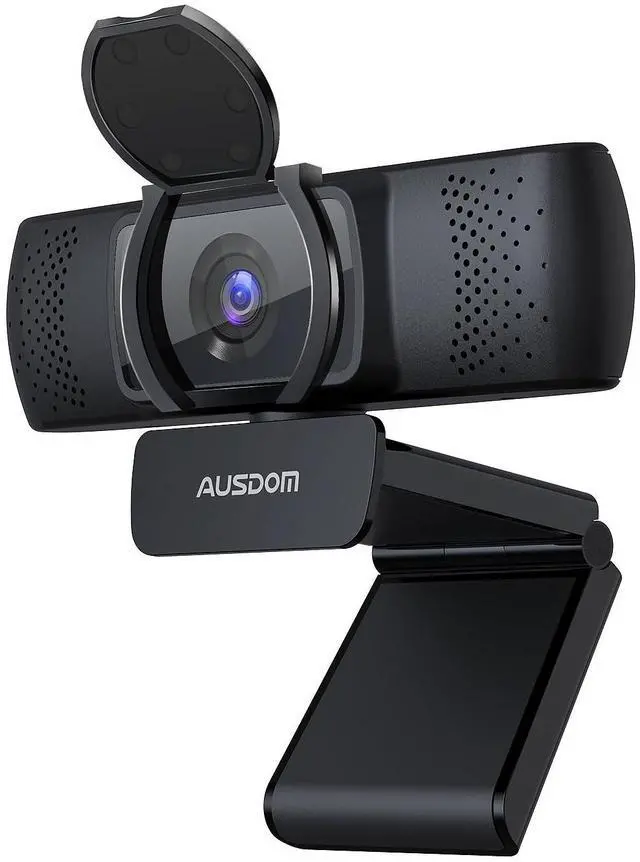 Main image of AF640 1080P Webcam with Microphone, 90°FOV USB PC Camera Webcam with Privacy Cover, Plug and Play Computer Camera for Online Calling/Conferencing, Zoom/Skype/YouTube, Laptop/PC