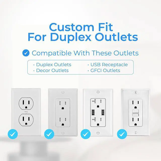 Alt view image 6 of 7 - Surge Protector Outlet Extender, 6 Outlets & 4 USB Ports with Fast Charging Type C PD 20W, Night Light, 3-Sided Power Strip, Multi Plug Wall Charger for Home, Office, Travel, Cruise Ship