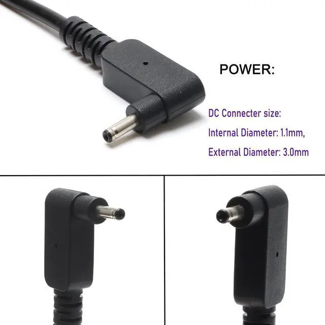 Alt view image 4 of 7 - 65W Replacement for Acer Laptop Charger N15Q8 N15Q9 N16P1 N20C5 Acer Aspire 1 3 5 A515-44 A515-45 A515-46 A515-54 A515-54G A515-55 A515-56 A514-54 Chromebook C738T C740 Spin 1 3 5 Swift 3 Power Cord