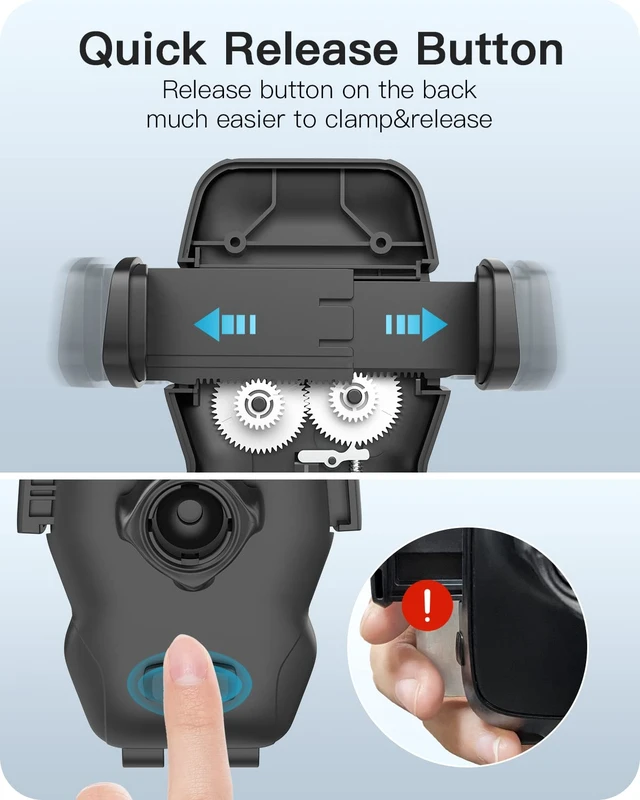 Alt view image 3 of 7 - 13" Gooseneck Truck Phone Mount, Suction Cup for Windshield Vent | Flexible Long Arm, Anti-Shake Stabilizer, Windshield, Dash, or Vent Mount, for Most Trucks/Cars, Fits 4.7-6.8 inch Phones