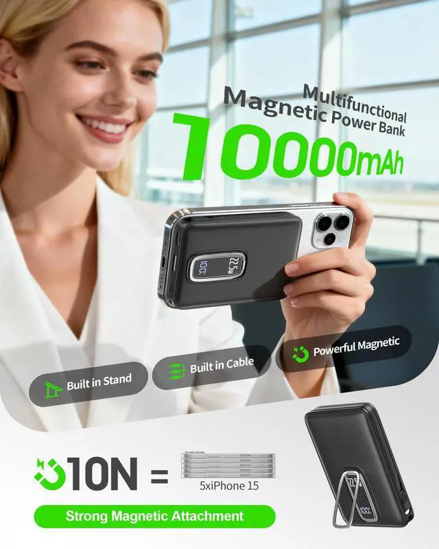 Alt view image 2 of 7 - For Magsafe Power Bank