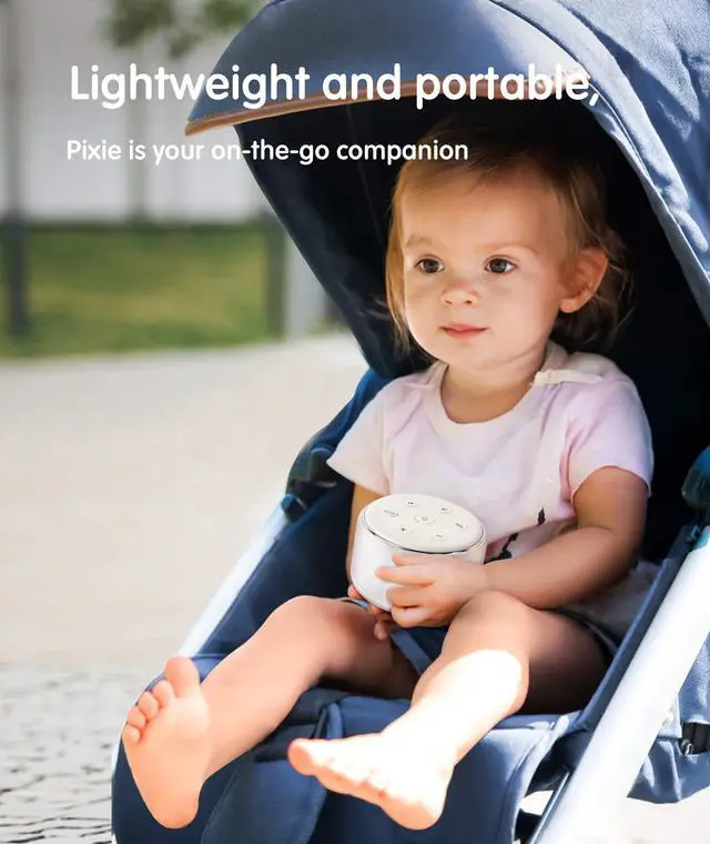 Alt view image 7 of 7 - White Noise Sound Machine Baby for Sleeping with Night Light 34 Soothing Sounds, Rechargeable White Noise Machine for Kids Adults, Portable Lullaby Sleep Machine Baby Soother Home Travel