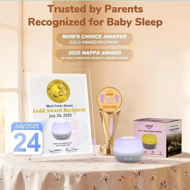 Alt view image 2 of 7 - White Noise Sound Machine Baby, 34 Sounds, Sunrise Alarm Clock