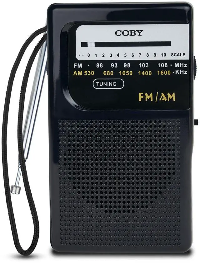 Main image of Portable AM/FM Radio Retro Battery Operated Pocket Radio with Powerful Speakers, Long 800-Hour Battery, Clear Reception, Emergency & Travel Transistor Device for Home or Outdoors