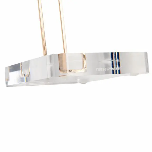 Alt view image 5 of 7 - Acrylic Headphones Stand, Headset Holder, Office Accessories, Clear Acrylic with Gold Hardware, 4 x 5 x 10.5 (93922)