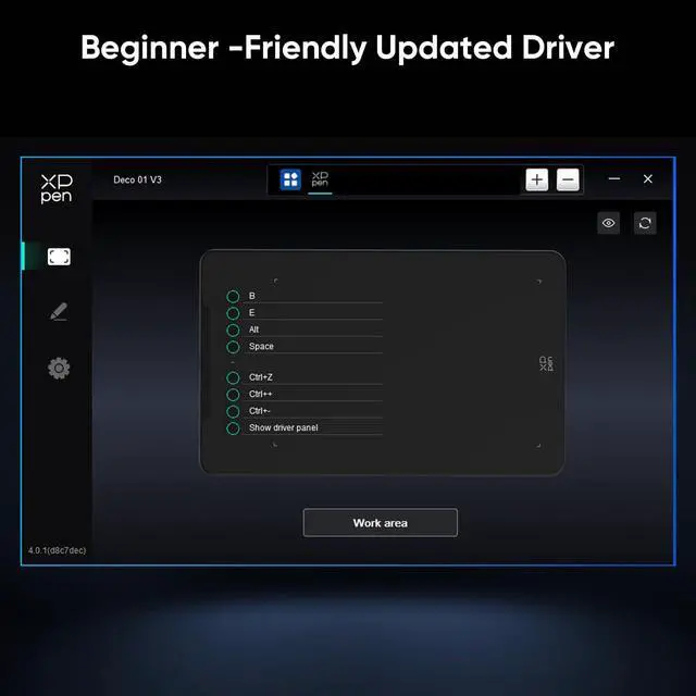Alt view image 3 of 7 - Updated Deco Mini7 V2 Drawing Tablet-16384 Levels of Pressure Battery-Free Stylus, 7 x 4 OSU Drawing Pad, 8 Hotkeys for Digital Art, Teaching, Gaming Graphic Tablet for Chrome, PC, Mac, Android