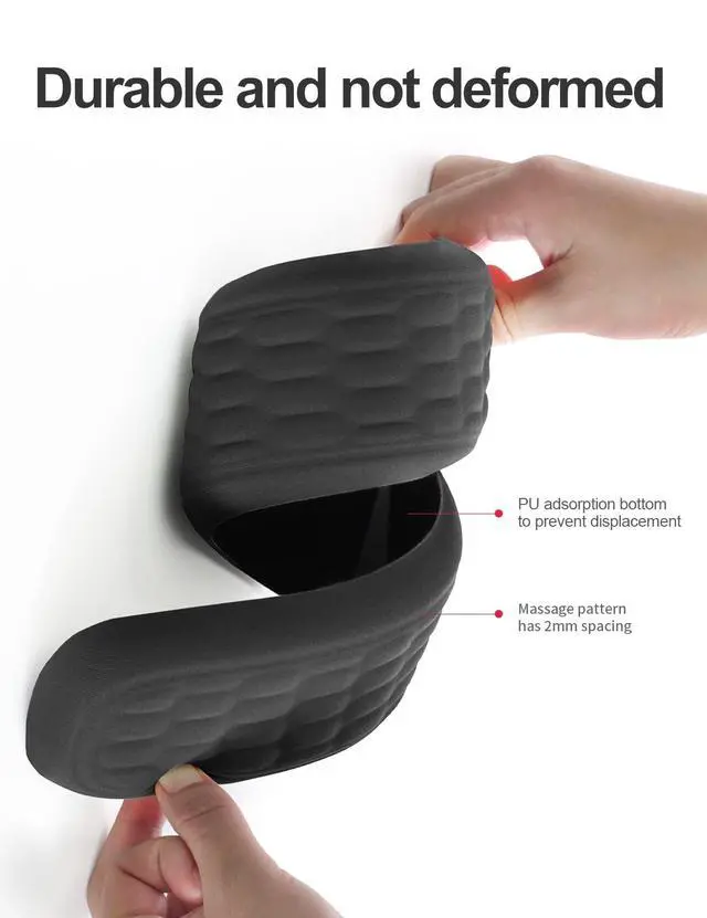 Alt view image 6 of 7 - Wrist Rest Set Keyboard and Mouse Wrist Rest, Ergonomic Gel Pad for Desk, Memory Foam Support for Office, Gaming, Computer, Laptop, Mac - Black