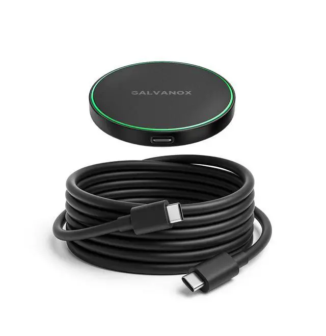 Alt view image 7 of 7 - Z40i Aluminum Magnetic Charger for Samsung, 15W Wireless Fast Charging for Android, Galaxy S25 Ultra S24 Plus, Google Pixel 10 Pro XL Phones (6Ft)