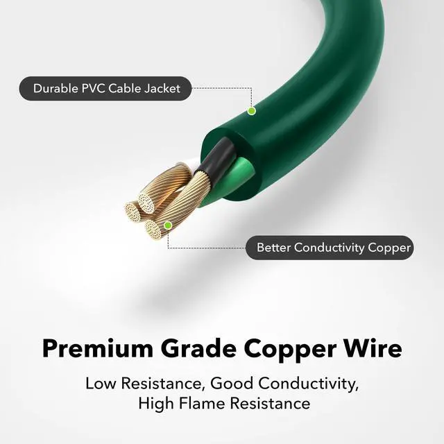 Alt view image 6 of 7 - Outdoor Power Stake Timer 25FT Extension Cord Waterproof, Remote Control Photocell Dusk to Dawn Light Timer, 6 Grounded Outlets for String Lights & Christmas Decorations, ETL