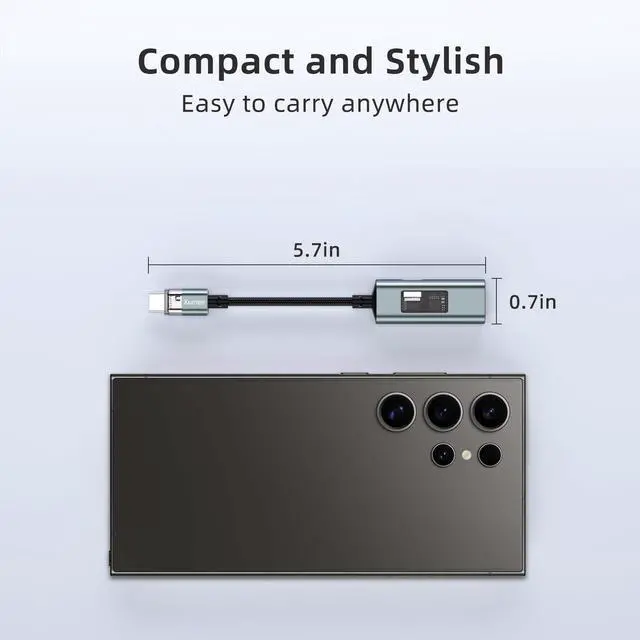 Alt view image 7 of 7 - USB C to 3.5mm Audio Adapter and Charger with CX31993 Chip(Hi-Res 32bit/384kHz,60W PD) 2 in 1 USB-C to Headphone Jack Aux Dongle for iPhone 17/16 Pro Max,Galaxy S25 Ultra S24