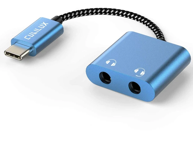 Main image of USB C Dual Headphones Adapter, Type C to Double 3.5mm Earphone Audio Splitter Compatible with iPhone 17/16/15, iPad Pro 13/12.9/11 iPad Air 13/11, Galaxy S25/S24/S23 Tab S11/S10/S9/S8