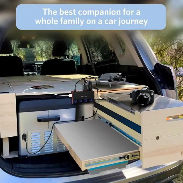 Alt view image 7 of 7 - 9in1 Cigarette Lighter Splitter with180W 3-Socket PD36W/65W Car Adapter and QC3.0 18W Charging Ports,Independent Output Power, LED Display Super Fast Charger for Truck/SUV/Camping/iPhone 17