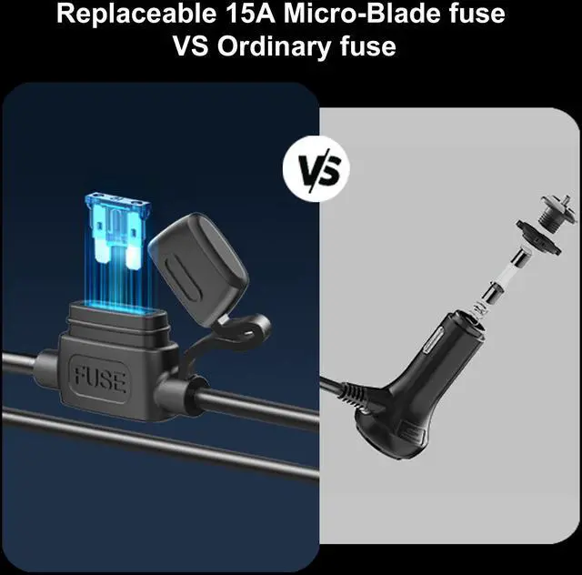 Alt view image 6 of 7 - 8 in 1 Cigarette Lighter Splitter,264W 4 Socket Car Cigarette Lighter Adapter,Type-C QC3.0 PD 30W Charging,Heavy Duty Truck Car USB Chager Multi Plug Outlet 12V/24V Independent Switches,LED Voltmeter