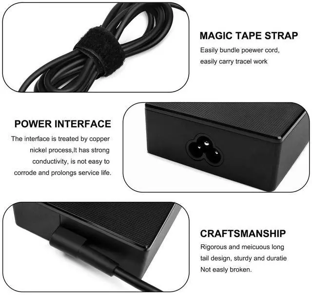 Alt view image 7 of 7 - 90W Charger ADP-90LE B Compatible with Asus Vivobook 15X 14X 16X 17X K1703Z M1703Q D1603Q Y1603C ExpertBook B1500 P2451F P751J Q529Z Q524U Q534U UX533F UX480F 4.5 * 3.0mm Connector