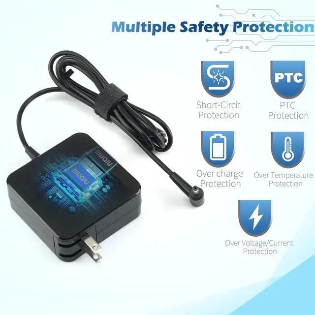 Alt view image 4 of 6 - 65W Laptop Charger Compatible with Asus Vivobook 15 Series X512 X512D X512DA X512JA X513EA X515 X515J X515EA X540 X540S X540SA X540L F512 F512JA F512DA F513 F513EA F515 Adapter Power Supply