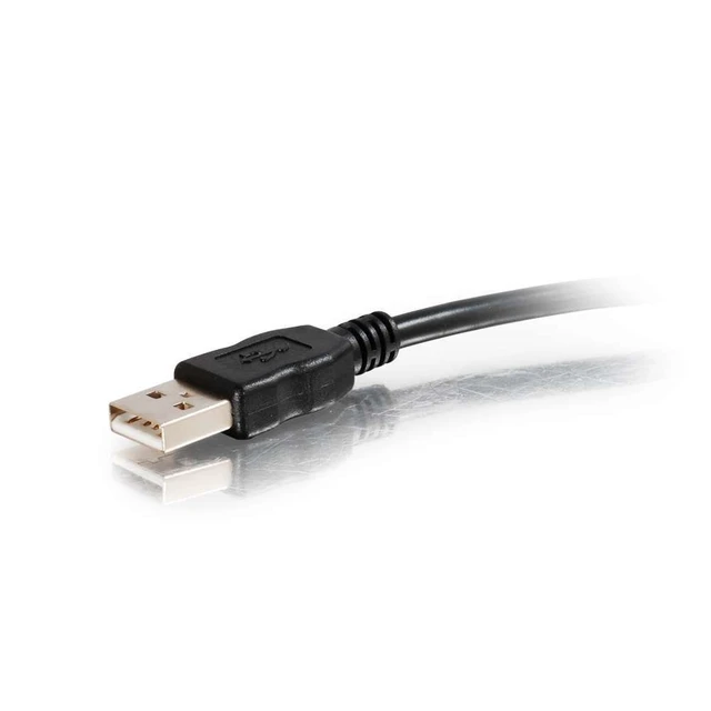 Alt view image 3 of 3 - C2G 38999 USB Active Extension Cable - USB 2.0 A Male to A Female Cable, Center Booster Format, Black (39.4 Feet, 12 Meters)