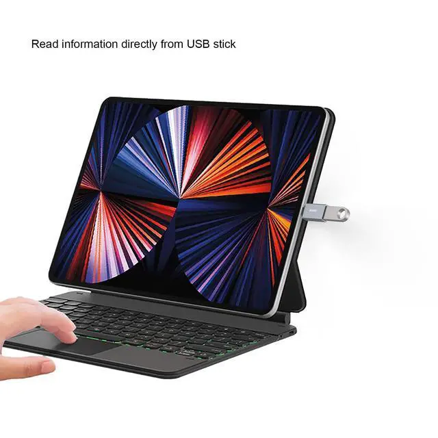 Alt view image 6 of 7 - 5 Pack USB C to USB 3.0 Adapter, USB C to A Male to Female Adapter Compatible with iPhone 15 Pro/Max, MacBook Pro/Air 2023, iPad Pro, iMac, S23, XPS 17, Surface Book 3 and More - Gray