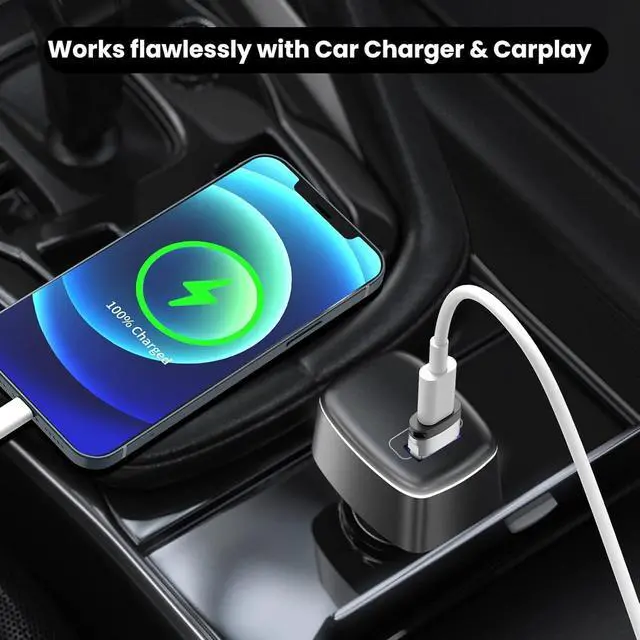 Alt view image 3 of 6 - USB C Female to USB Male Adapter 2.0 (Grey, 10 Pack)