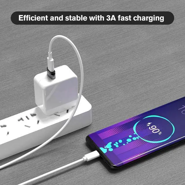 Alt view image 4 of 6 - USB C Female to USB Male Adapter 2.0 (Grey, 10 Pack)