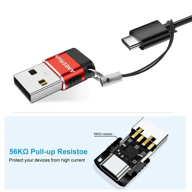 Alt view image 7 of 7 - USB to Type C Adapter 20 Pack,USBC Female to USBA Male,USB Adapters,Type-C Converter Adaptor for iPhone 16 15 14 13,MacBook Pro,iPad,Samsung Galaxy,Multi Color