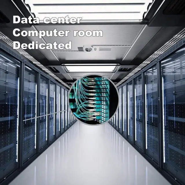 Alt view image 5 of 6 - - 2M-6Pack LC to LC Fiber Patch Cable OM3 Multimode, MM Multi Mode Fiber Optic Cable, MMF Fiber Jumper Cord, 10Gb/40Gb, Duplex, 50/125um, LSZH, 2M(7ft)-6Pack