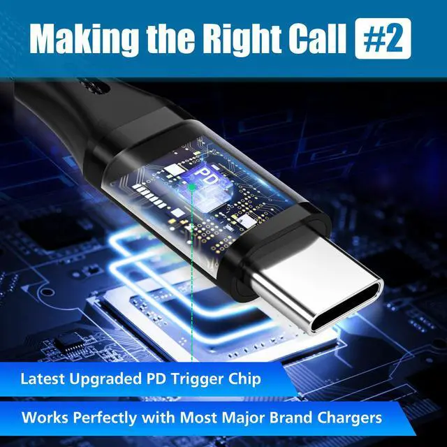 Alt view image 6 of 7 - 6.6ft Starlink Mini USB C to DC Cable 20V/7A 140W Power Rated | Overcurrent 10A DC 5521 Barrel Plug & Low-Resistance Wire | Heat Reduction Design, Black