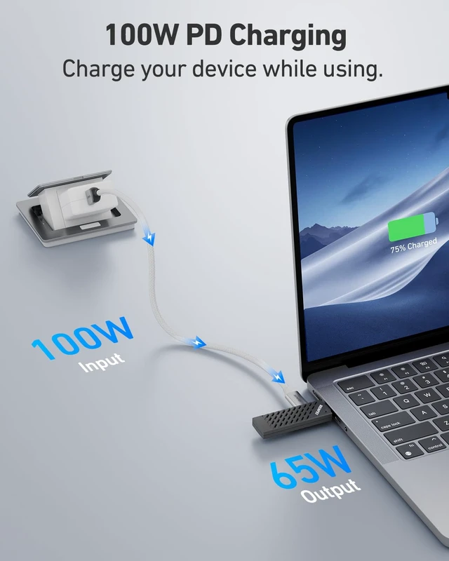 Alt view image 4 of 7 - Wireless USB C Transmitter and HDMI Receiver Kit, Supporting 1080P USB-C to HDMI Wireless Transmitter up to 98 Feet/30 Meter, 65W PD, Compatible with MacBook, iPad Pro, iMac, S23, XPS17