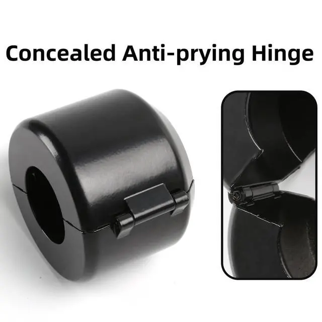 Alt view image 5 of 7 - Door Knob Lockout Device Cover to Disable Doorknob/Faucet/Water Valve Hose Lock Door Handle Temporary Lock for Bedroom Door from Outside