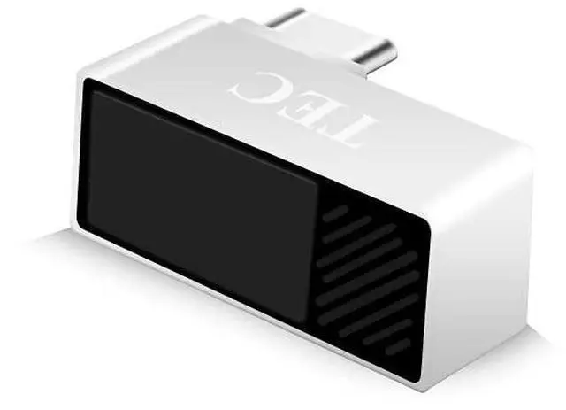 Alt view image 2 of 7 - Type-C Fingerprint Reader for Windows 10 Hello, TEC TE-FPA-C Bio-Metric Fingerprint Scanner PC Dongle for Password-Free and File Encryption, 360° Touch Speedy Matching Security Key