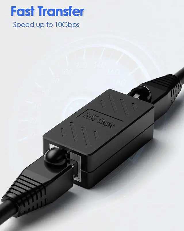 Alt view image 7 of 7 - RJ45 Coupler Ethernet Extender Connector, in-Line Coupler Female to Female Ethernet Cable Adapter for Cat7 Cat6 Cat5 Cat5e Ethernet Cable (30 Pack)