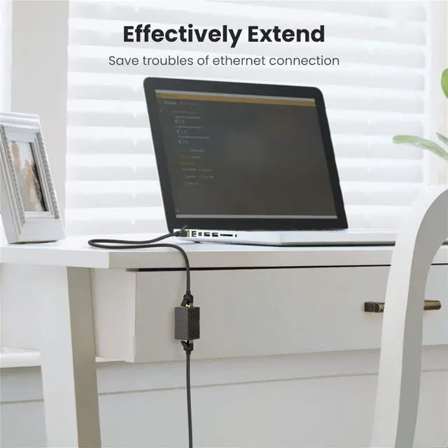 Alt view image 3 of 7 - RJ45 Coupler Ethernet Extender Connector 10 Pack Inline Coupler Cat7 Cat6 Cat5e Ethernet Cable Adapter Female to Female Black