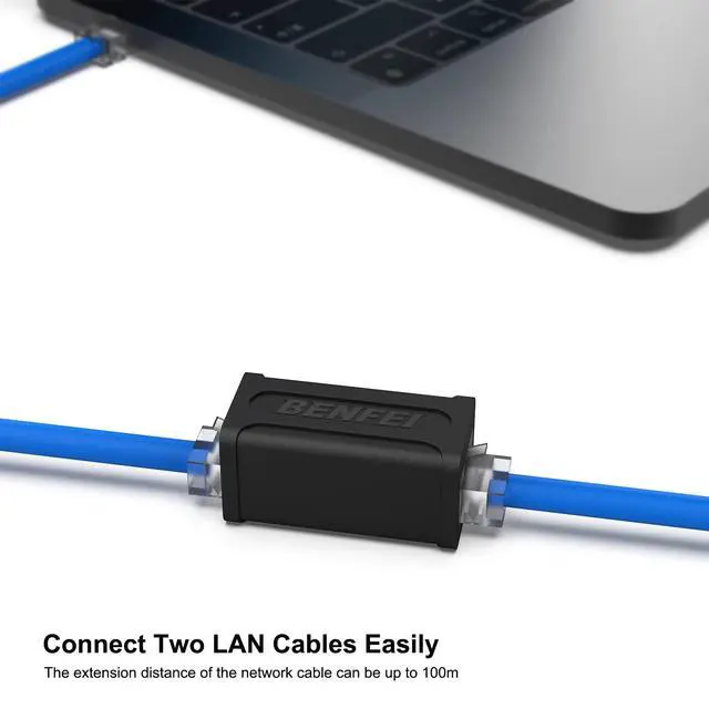 Alt view image 2 of 7 - RJ45 Inline Coupler, 10 Pack Cat7 Cat6 Cat5e Ethernet Coupler Female to Female