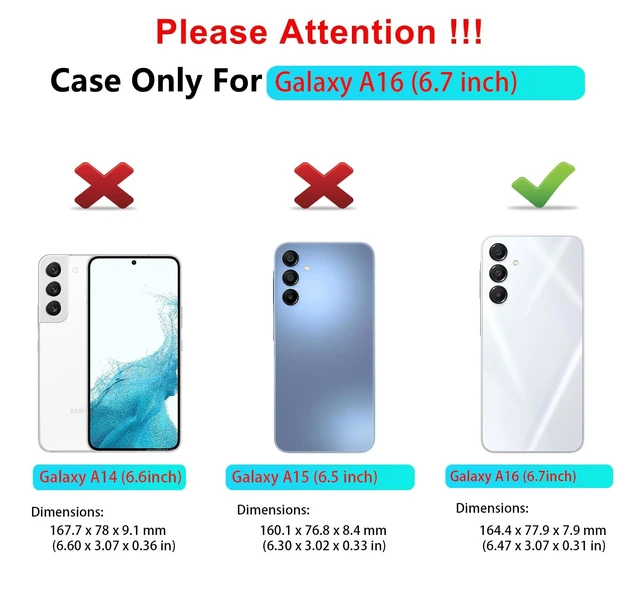 Alt view image 2 of 7 - for Samsung Galaxy A16 5G Phone Case, 3-Layer Cover, WineRedPink | Heavy Duty Shockproof & Dropproof Phone Case with 2 Pack HD Screen Protector for Galaxy A16 5G