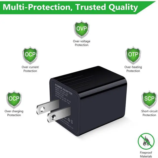 Alt view image 3 of 7 - USB Type C Fast Charger for Moto G Stylus 5G 2025 2024/G Power 2026 2025/G 2026/G Pure/G Play 2023/2021/G8 Power/G7 Play/Z4/Edge 5G UW/One 5G Ace,Quick Charge 3.0 Car Charger Wall Adapter +3FT Cable