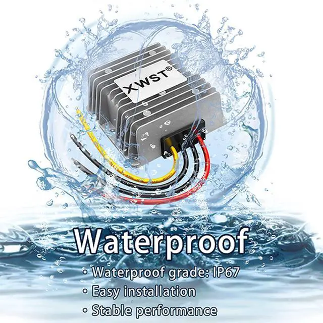 Alt view image 5 of 7 - DC DC 12V to 15V 15A Step-up Module,Boost Converter 9V-13V to 15V Voltage Regulator,Waterproof Power Adapt 225W 15V Volt Transformer Module(12V to 15V 15A)