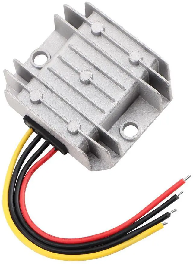 Alt view image 4 of 7 - Adjustable Voltage Regulator, IP68 Waterproof DC to DC Buck Converter 8-35V to 3-24V 5A, Aluminum Protective Case Step Down Converter 5V 12V Power Supply