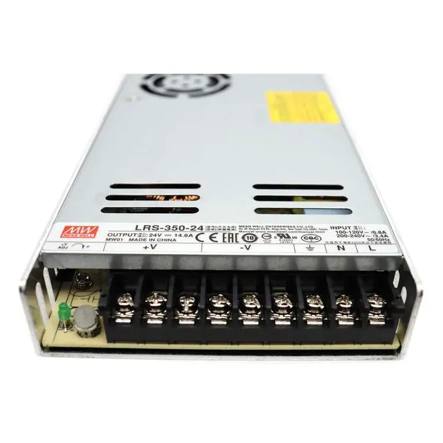 Alt view image 2 of 5 - LRS-350-24 AC/DC Switching Power Supply 350.4W 24V 14.6 Amp Single Output (LRS Series 350W 24V SMPS)