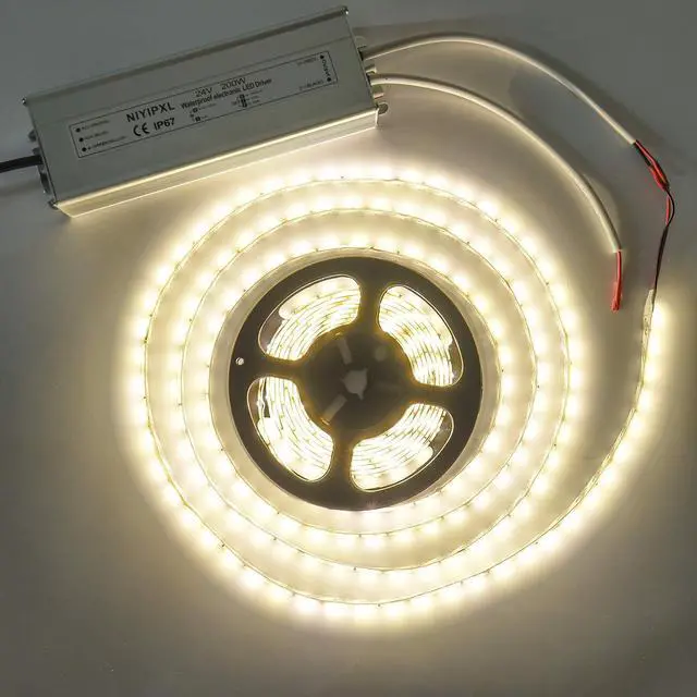 Alt view image 5 of 6 - LED Driver 200 Watts 24V DC Low Voltage Transformer Waterproof IP67 LED Power Supply, Adapter with 3-Prong Plug 3.3 Feet Cable for Any 24V DC led Lights, Computer Project, Outdoor Light