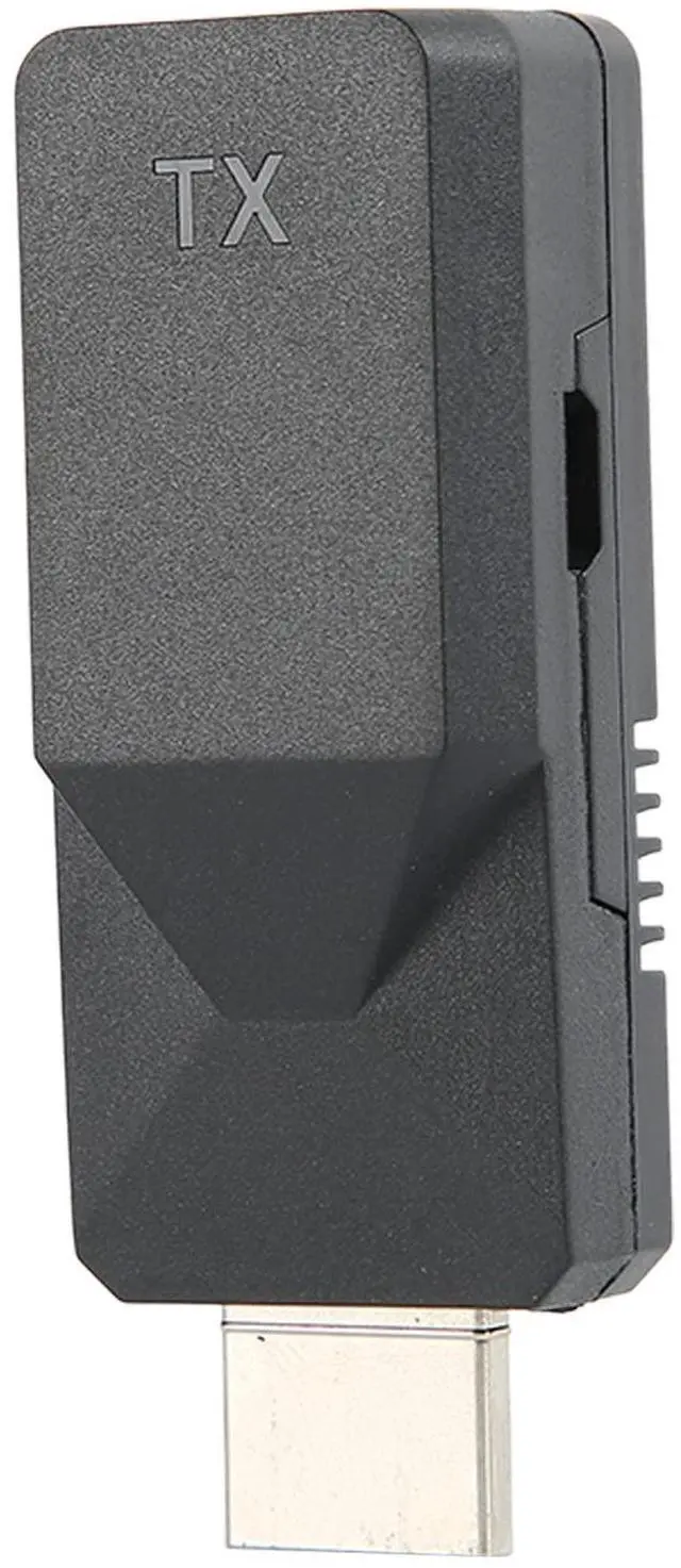 Alt view image 7 of 7 - HDMI Transmitter and Receiver, 165ft Cat5 Cat6 Ethernet RJ45 to HDMI Extender Full HD 1080P HDMI Extender Kit for Laptop, PC, gernie2fxtup5e3r