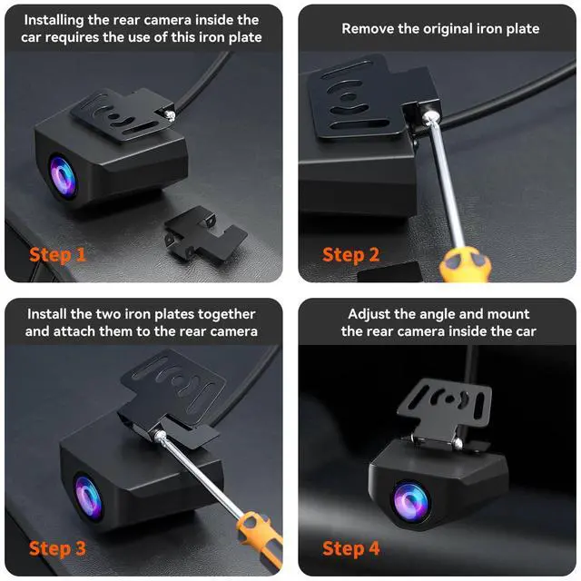 Alt view image 6 of 6 - Upgraded WDR Rear Camera for G840S / G840H / G930 / G850, 1080P Waterproof AHD Car Rear View Camera