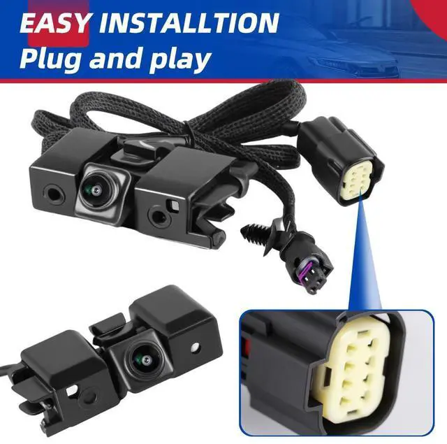 Alt view image 3 of 6 - Backup Camera Compatible with 2016 2017 2018 2019 Chevy Silverado GMC Sierra 1500 2500 3500 Rear View Suitable for Power Tailgate Replace# 84062896