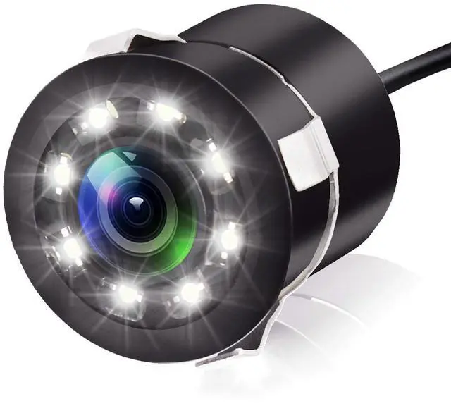 Main image of Backup Camera, Embedded Rear View Camera, Waterproof Camera LED Night Vision Reverse Camera for Truck, Car, Travel Trailer