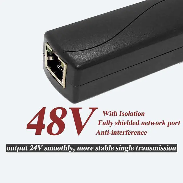 Alt view image 6 of 7 - 2.5G PoE 48V to 24V PoE Converter, RJ45 Port Output 24V/1A, 2.5Gbps Ethernet Comply IEEE802.3af/at, Passive PoE to 24V Adapter, for Passive 24V Devices(PS5724TG-RJ)